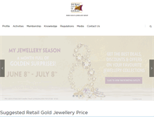 Tablet Screenshot of dubaicityofgold.com